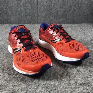 Saucony Ride 10 Running Shoes Mens 11.5 Orange Athletic Sneakers S20373-2